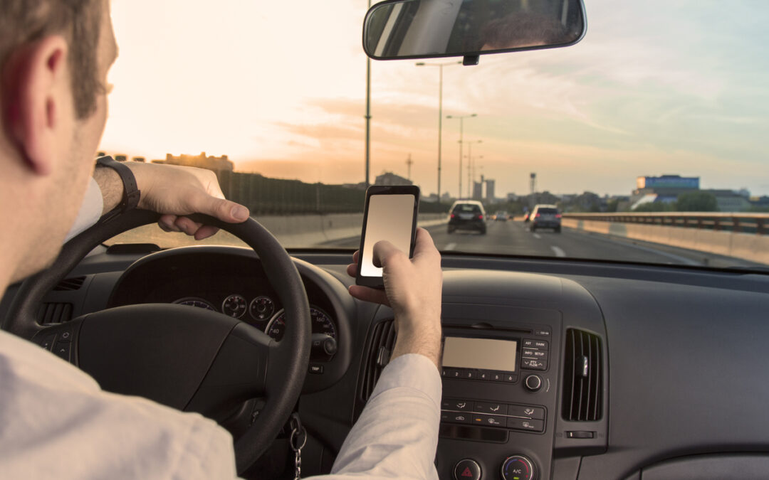 which is the biggest distraction for drivers involved in collisions